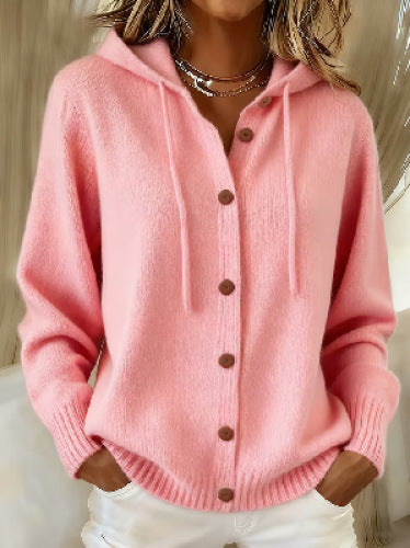 Cozy Luxe Hooded Knit Cardigan