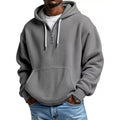🔥👕 50% OFF! Men's Zip-Neck Hoodie – Comfortable, Sporty, and Versatile
