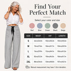 🍂 Women's  Striped Wide-Leg Pants – Effortless Autumn Style & Everyday Comfort