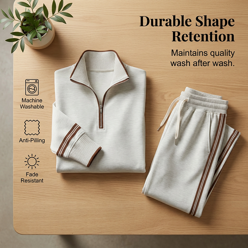 🔥👚 50% OFF! Women's Half-Zip Sweatshirt Set – Soft, Stylish, and Comfortable